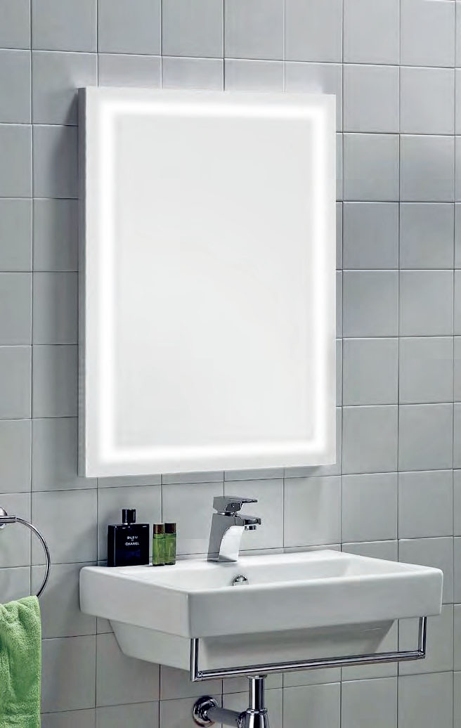 Modena IL-6 Illuminated Mirror Heated Demister Pad & Infra-Red Switch